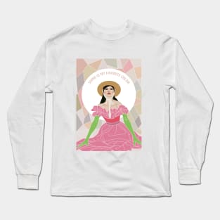 Girl boss, pink dress Long Sleeve T-Shirt